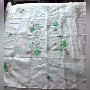 Beautiful vintage embroidered tablecloth